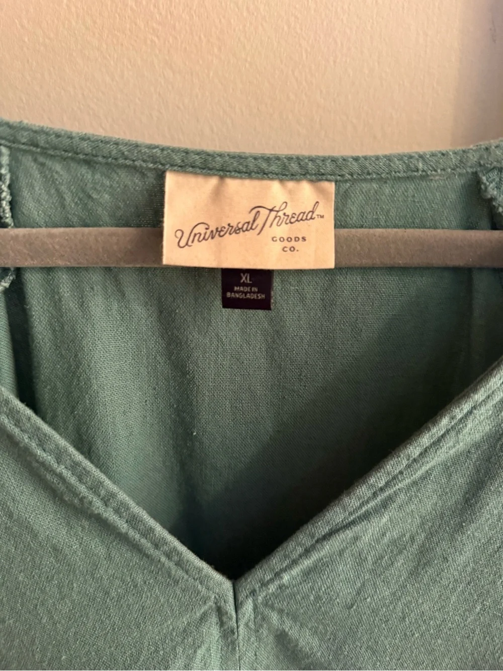 Universal Thread V-Neck Tiered dress — Seafoam - Picture 2 of 4